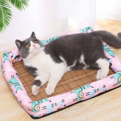 ペットベッド  猫 ベッド夏用 犬 おしゃれ   春夏用 涼しい  通気性 清潔 快適　
