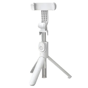 E-books N70 藍牙分離式遙控三腳架旅行自拍組  360°旋轉  5段伸縮  適用於6吋以下手機  灰色  1個