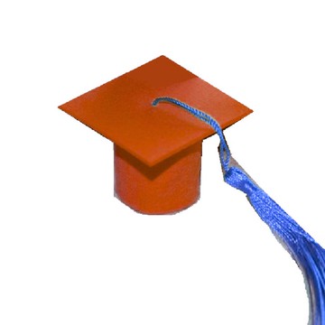 【A-ONE 匯旺】紅色(小)博士帽 碩士帽 不織布畢業帽 公仔帽子 玩偶帽子畢業小熊帽 迷你學士帽 花束瓶帽