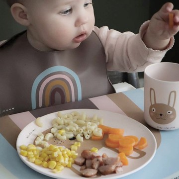 矽膠圍兜2入組 / 夢想彩虹