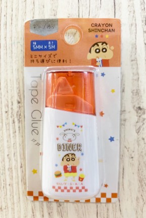 【震撼精品百貨】蠟筆小新_Crayon Shin-chan~蠟筆小新雙面膠-橘*14498