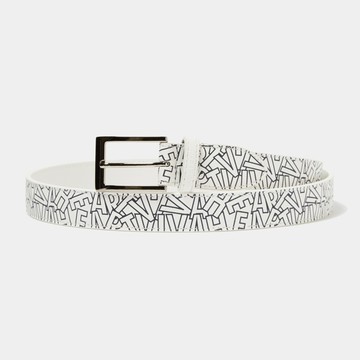 女士 Monogram 印花腰帶