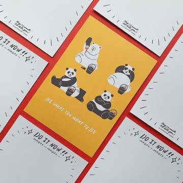 (39) BE WHAT YOU WANT TO BE - 熊 /明信片