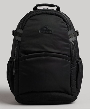 Superdry Women's Unisex Nylon Top Handle Tarp Backpack Black - Size: 1SIZE