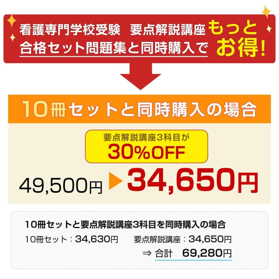 東京都立南多摩看護専門学校・受験合格セット問題集(10冊)＋オリジナル願書最強ワーク 過去問の傾向と対策 [2024年度版] 面接 参考書 社会人 高校生 送料無料