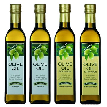 台糖 橄欖油/特級初榨橄欖油2+2組合 (橄欖油2瓶/特級2瓶；500ml/瓶)