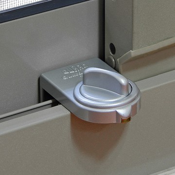 GUARD｜安全鋁窗落地門鎖_大安全鈕型(銀)-2入裝