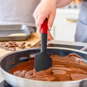 《KitchenAid》美國 不沾鍋矽膠刮刀(櫻桃紅30cm) | 攪拌刮刀 奶油刮刀 抹刀