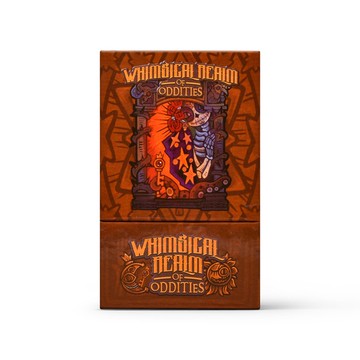 古古怪怪塔羅牌 超現實貓與骷髏 卡通奇幻佔卜卡 豪華版鐵盒版