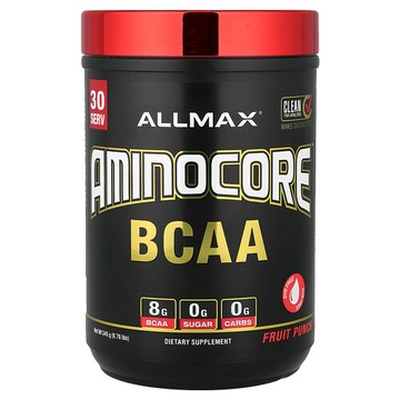 ALLMAX, AMINOCORE™ 系列支鏈氨基酸，果汁味，0.76 磅（345 克）