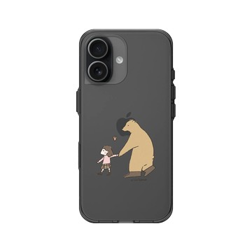 iPhone 17 Clear (相機按鈕) 酷墨灰 - 咻咻熊 XiuXiubear - 牽牽