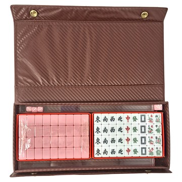 馬牌 20mm旅行麻將 - 粉紅色  1組