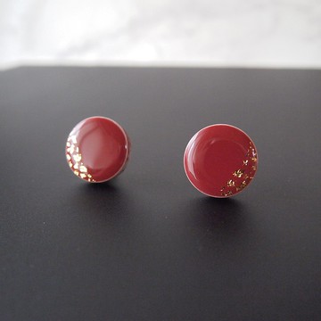 大丸美濃焼茜耳針/耳夾