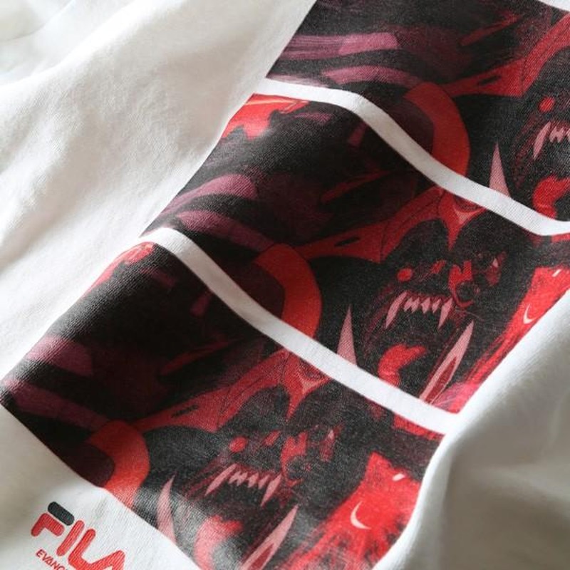 RADIO EVA 653 EVANGELION GRAPHIC T-Shirt by FILA/WHITE