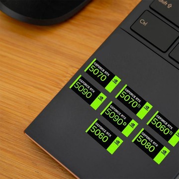 免運💒臺灣熱銷🐬英偉達RTX顯卡貼紙5090ti 5070ti 5080ti筆記本電腦手機裝飾貼紙