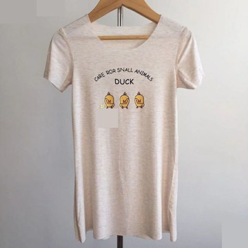 男童莫代爾棉睡裙寶寶長短袖男孩睡衣兒童家居連體服超薄款睡袍夏