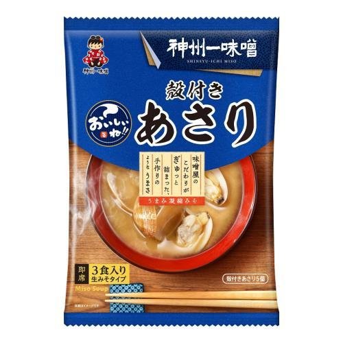 神州一味噌　おいしいね！！あさり汁　３食×12個セット