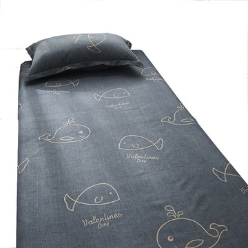 南極人學生宿舍床單單件2021年新款高檔單人床枕套三件套單品雙人