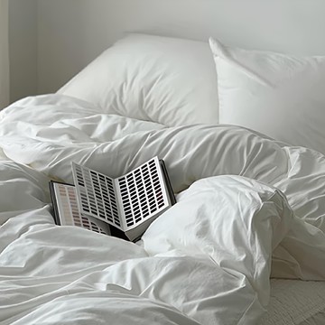 夢之語 柔舒棉 床包枕套組 加高35cm 單人  (床包186 x 107cm + 枕套75 x 45cm)  純色淨白