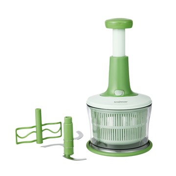 新品上市【康寧密扣Snapware】 多功能按壓食物調理器/脫水器/沙拉/大容量/DIY