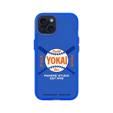 iPhone 15 Clear 激光藍 - Paiheme Studio - Yokai Ball