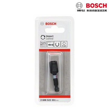 BOSCH博世 1/4"六角磁吸 50mm套筒起字頭 8mm套筒 高扭力 2608522351