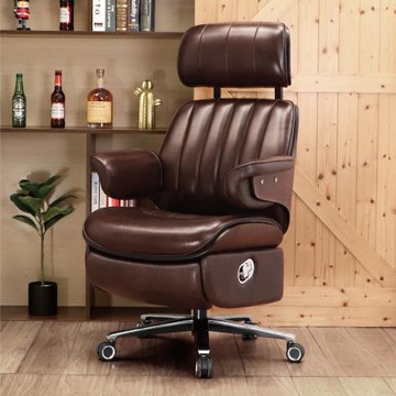 LOGIS邏爵家具－格蘭西亞真皮椅 董事長椅【B1681】