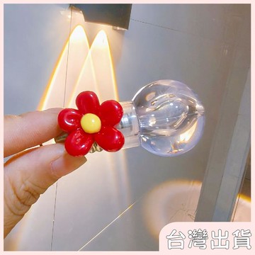 ✨臺灣出貨✨【飾飾如意】搞怪燈泡髮夾發光髮夾電燈泡閃光髮夾發光頭飾反光兒童搞笑的髮飾