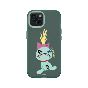 iPhone 15 Clear 憂墨綠 - 迪士尼-史迪奇 Disney Stitch - 史迪奇 - Scrump