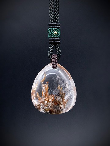 巉岩 - 石簪意境水晶 冥想手握 手把件