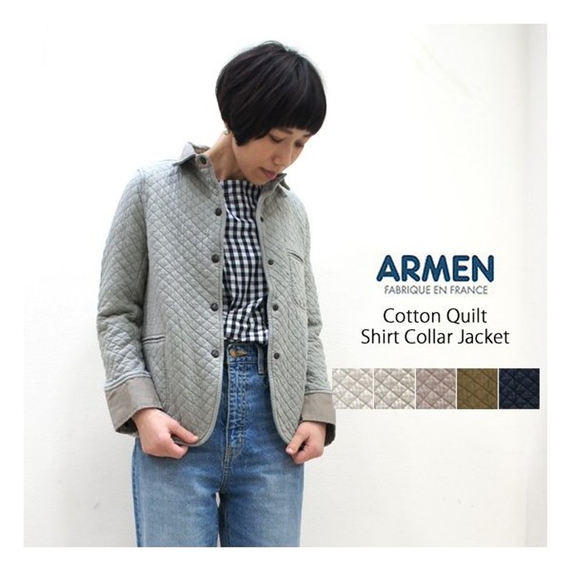 アーメン armen コットン キルティング フードジャケット パーカー - www.shoppingdasbaterias.com