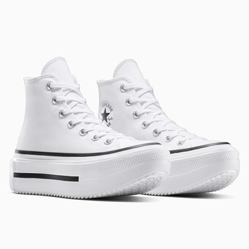 CONVERSE CTAS LIFT DOUBLE STACK HI WHITE/BLACK 男女 休閒鞋 A12976C