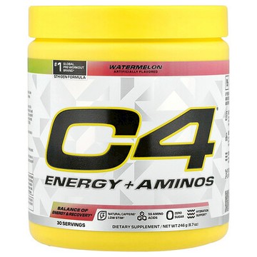 C4 / Cellucor, C4® 能量 + 氨基，西瓜味，8.7 盎司（246 克）