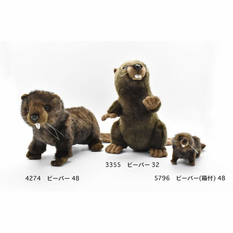 BH3355 ビーバー HANSA びーばー 海狸 ぬいぐるみ リアル | LINE