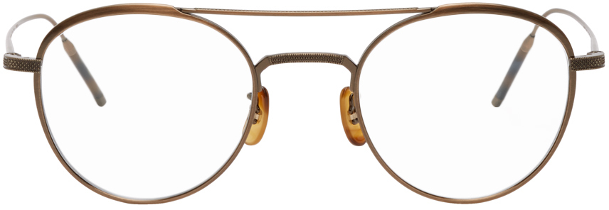 Oliver Peoples 金色Takumi 系列TK-2 眼镜推薦| SSENSE GLOBAL | LINE購物