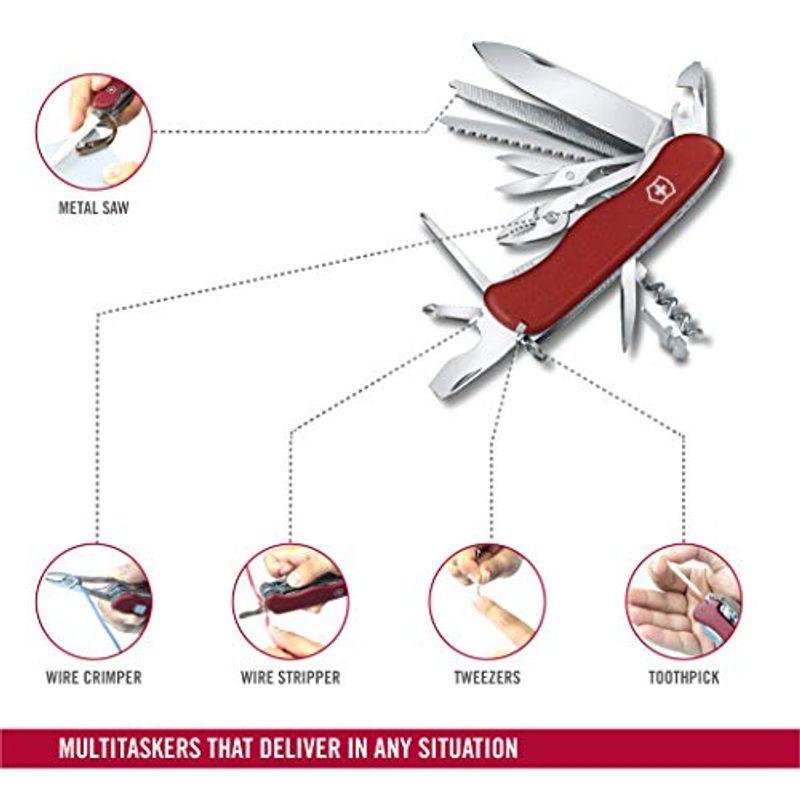 VICTORINOX ワークチャンプ レッド 全長111mm