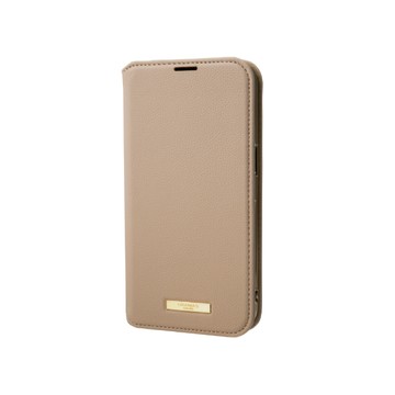 Gramas iPhone 13 Pro 時尚工藝 掀蓋式皮套 - Shrink (淺棕)