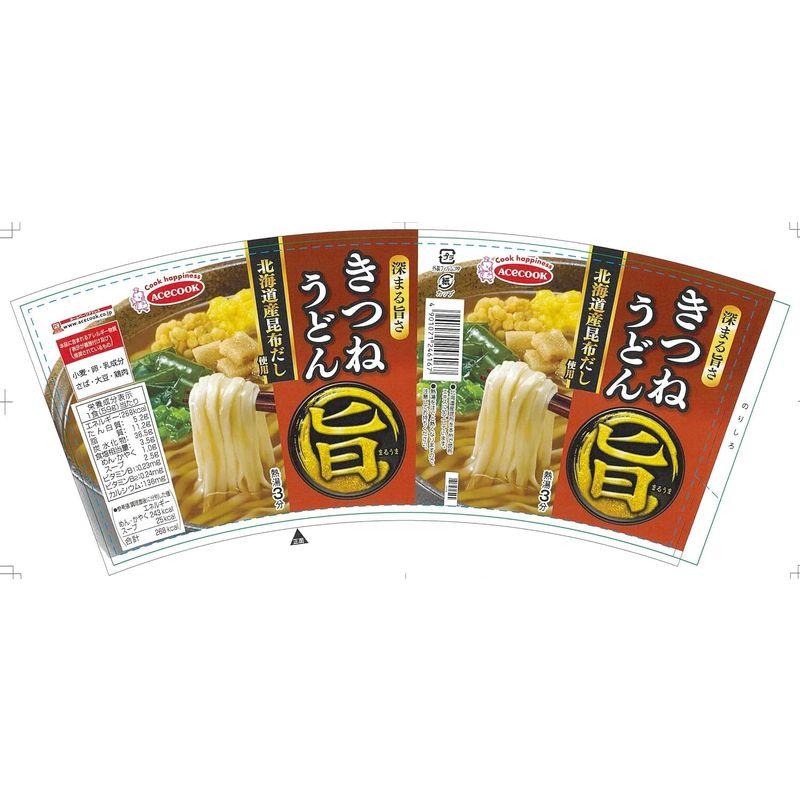 エースコック まる旨 きつねうどん 59g ×12個