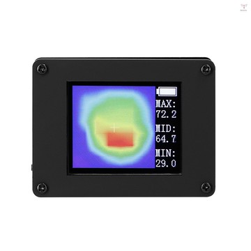 Amg8833_cp 1.8 英寸 TFT 顯示屏簡單的便攜式紅外熱像儀溫度傳感器最大最小溫度顯示