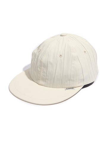 Quilted 6-Panel Cap_Ecru