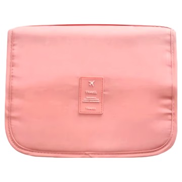 葉子小舖 旅行收納袋 洗漱包 24 x 9.5 x 18.5cm 粉色