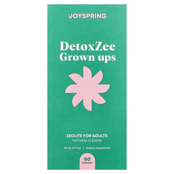 JoySpring, DetoxZee 成年人，沸石成年人專用，2 液量盎司（60 毫升）