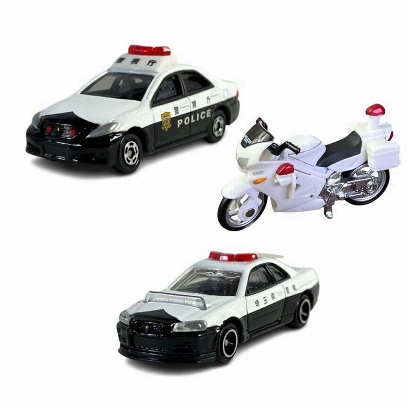 タカラトミー トミカ パトカー 白バイ 警察車両 ３種類セット(9