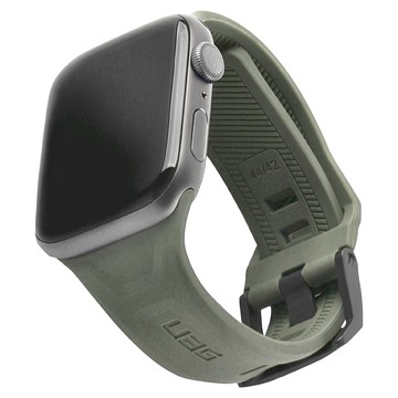 UAG 潮流矽膠錶帶  Apple Watch 42/44/45/49mm  軍綠色  1個