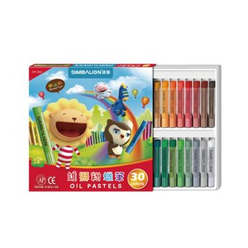 【SIMBALION 雄獅文具】粉蠟筆36色組 / 盒 OP-36A