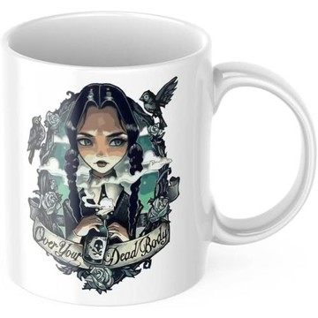 Wednesday星期三陶瓷咖啡馬克杯子茶水杯Addams哥特式生日禮物Mug