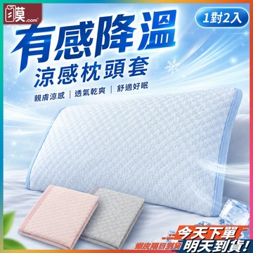 【一躺降溫舒眠整晚】涼感枕頭套 涼感枕套 枕頭套 枕套 現貨 冰絲枕頭套 冰絲枕套 冰涼枕頭套 冰涼枕套 透氣枕套