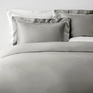 (組)克萊歐蕾絲300織天絲床被四件組加大雙人 淺灰