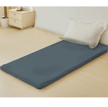 吸濕排汗彈性單人床墊套-藍色