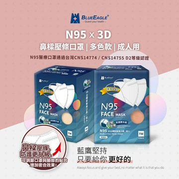 壓條款 N95醫用立體型成人口罩 五層防護 聊聊詢色選色 50片/盒 美術藥局